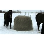 Slow bale buddy hay net for round bale - large