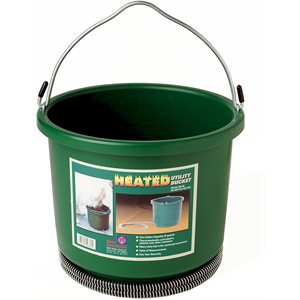 Heated flat back bucket 2-1 / 2gal
