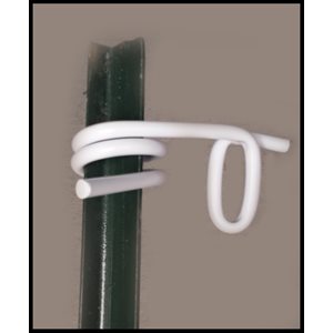 Pig tail tape insulator for t-posts, pkg / 20