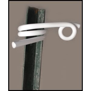 Pig tail wire insulator for t-posts pkg / 20