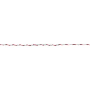 Fil de clôture blanc et rouge, 3 fils aluminium, 300 m 