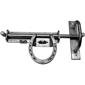Horseshoe gate handle