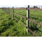 Hippo safety fence au pieds lineaire brun