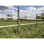 Hippo safety fence by linear foot grey